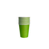 VASO POLIPAPEL COLOR VERDE CLARO X10